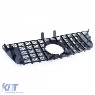 Sportgrill schwarz verchromt geeignet für Mercedes M-Class ML W164 2008-2011-image-6206503