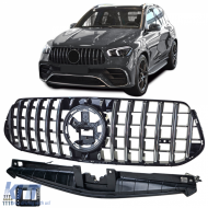 image-16-Sportgrill schwarz verchromt geeignet für Mercedes GLE V167 ab 2023