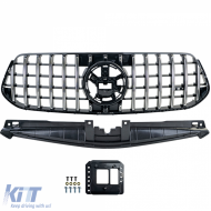 Sportgrill schwarz verchromt geeignet für Mercedes GLE V167 ab 2023-image-6208086