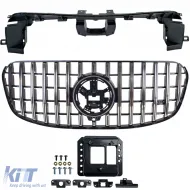 Sportgrill schwarz verchromt geeignet für Mercedes GLS X167 ab 2023-image-6210863