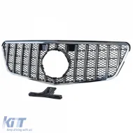 Sportgrill schwarz verchromt geeignet für Mercedes E W212 S212 Pre-Facelift 09-13-image-6257659