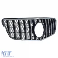 Sportgrill schwarz verchromt geeignet für Mercedes E W212 S212 Pre-Facelift 09-13-image-6257661