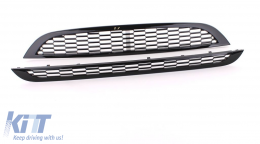 Sportgrill-Set für Motorhaube + Stoßstange geeignet für Mini R50 R53 One Cooper 01-06-image-6202112
