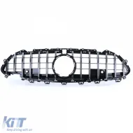 Sportgrill verchromt glänzend schwarz geeignet für Mercedes CLS C257 ab 17-image-6192232