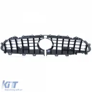 Sportgrill verchromt glänzend schwarz geeignet für Mercedes CLS C257 ab 17-image-6192233