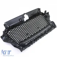 Sportgrill Wabenstruktur schwarz glänzend, geeignet für Audi A3 8V 12-16-image-6261321