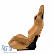 Sportülés pár R8-hoz, velúr Alcantara, bézs, 2 db-image-6293610