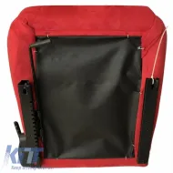 Sportülés pár R8-hoz, velúr Alcantara, piros, 2 db-image-6293654