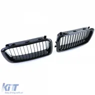 Sportliche Frontgrill glänzend schwarz geeignet für BMW 7er E38 1994-2001-image-6201609