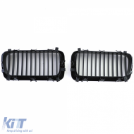 Sportliche Frontgrill glänzend schwarz geeignet für BMW 7er E38 1994-2001-image-6201612