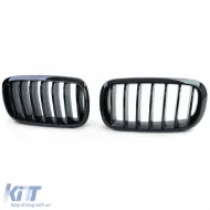 Sportliche Frontgrill in glänzendem Schwarz, geeignet für BMW X5 F15 X6 F16 2013-2019-image-6200211
