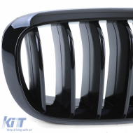 Sportliche Frontgrill in glänzendem Schwarz, geeignet für BMW X5 F15 X6 F16 2013-2019-image-6200214