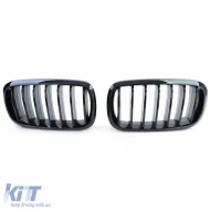 Sportliche Frontgrill in glänzendem Schwarz, geeignet für BMW X5 F15 X6 F16 2013-2019-image-6200215