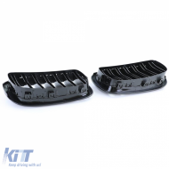 Sportliche Frontgrill in glänzendem Schwarz, geeignet für BMW X5 F15 X6 F16 2013-2019-image-6200216