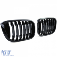 Sportliche Frontgrill in glänzendem Schwarz, geeignet für BMW X3 G01 X4 G02 2017-2021-image-6207242
