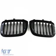 Sportliche Frontgrill in glänzendem Schwarz, geeignet für BMW X3 G01 X4 G02 2017-2021-image-6207246