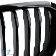 Sportliche Frontgrill in glänzendem Schwarz, geeignet für BMW X3 G01 X4 G02 2017-2021-image-6207247
