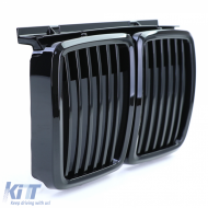 Sportliche Frontgrill in Hochglanzschwarz geeignet für BMW 3er E30 1982-1994-image-6204030