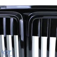 Sportliche Frontgrill in Hochglanzschwarz geeignet für BMW 3er E30 1982-1994-image-6204031