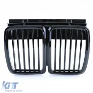 Sportliche Frontgrill in Hochglanzschwarz geeignet für BMW 3er E30 1982-1994-image-6204033