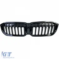 Sportliche Frontgrill in Schwarz Hochglanz geeignet für BMW 3er G20 G21 LCI ab 2022-image-6210154