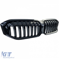 Sportliche Frontgrill in Schwarz Hochglanz geeignet für BMW 3er G20 G21 LCI ab 2022-image-6210155