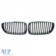 Sportliche Frontgrill in Schwarzchrom, geeignet für BMW 5er F10 F11 2010-2017-image-6210686