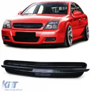 image-46-Sportliche Frontgrill ohne Emblem schwarz, geeignet für Opel Vectra C 02-05, Signum 03-05