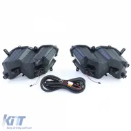Sportliche Frontschürze mit Grill und LED-Nebelscheinwerfern, geeignet für VW Golf 8, einschließlich GTI ab 19-image-6277964