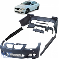 image-79-Sportliche Karosserie-Kit Stoßstange Seitenschweller geeignet für 3 Series BMW E92 E93 10-13 Facelift LCI