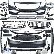 image-49-Sportliche Karosserie-Kit Stoßstangen Kühlergrill Diffusor geeignet für Mercedes CLS C218 W218 2011-2018