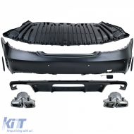 Sportliche Karosserie-Kit Stoßstangen Kühlergrill Diffusor geeignet für Mercedes CLS C218 W218 2011-2018-image-6209122