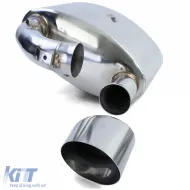 Sportlicher Edelstahl-Endschalldämpfer mit Endrohren geeignet für Porsche 911 993 94-96-image-6196267