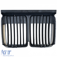 Sportlicher Frontgrill in Schwarzchrom, geeignet für BMW 3er E30 1982-1994-image-6211311