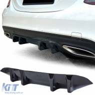 image-13-Sportlicher Heckdiffusor-Aufsatz geeignet für Design-Line Stoßstange Mercedes C W205 18-21