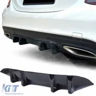image-8-Sportlicher Heckdiffusor-Aufsatz geeignet für Design-Line Stoßstange Mercedes C W205 18-21