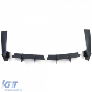 Sportlicher Heckdiffusor CUP Erweiterung in glänzendem Schwarz, geeignet für Ford Mustang GT MK6 ab 14-image-6198295