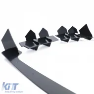 Sportlicher Heckdiffusor CUP Erweiterung in glänzendem Schwarz, geeignet für Ford Mustang GT MK6 ab 14-image-6198299