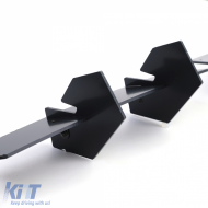 Sportlicher Heckdiffusor CUP Erweiterung in glänzendem Schwarz, geeignet für Ford Mustang GT MK6 ab 14-image-6198300