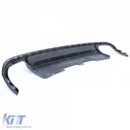 Sportlicher Heckdiffusor-Einsatz für Stoßstange geeignet für Audi A4 B8 Sedan Avant 07-11-image-6257532