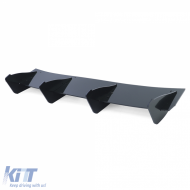 Sportlicher Heckdiffusor-Einsatz Splitter in Hochglanzschwarz, geeignet für Seat Leon 3 5F Cupra 12-16-image-6197025