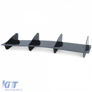 Sportlicher Heckdiffusor-Einsatz Splitter in Hochglanzschwarz, geeignet für Seat Leon 3 5F Cupra 12-16-image-6197026