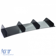 Sportlicher Heckdiffusor-Einsatz Splitter in Hochglanzschwarz, geeignet für Seat Leon 3 5F Cupra 12-16-image-6197027
