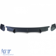 Sportlicher Heckdiffusor-Einsatz, Splitter, glänzend schwarz, geeignet für VW Golf 6 GTI 08-13-image-6206460