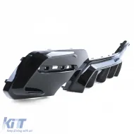 Sportlicher Heckdiffusor glänzend schwarz, geeignet für BMW 1er Reihe F20 F21 15-19 LCI M135 M140-image-6197182