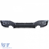 Sportlicher Heckdiffusor glänzend schwarz, geeignet für BMW 1er Reihe F20 F21 15-19 LCI M135 M140-image-6197183