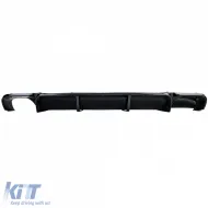 Sportlicher Heckdiffusor glänzend schwarz geeignet für BMW 5er E39 mit M-Paket 1995-2004-image-6278103