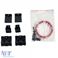 Sportlicher Heckdiffusor in glänzendem Schwarz, geeignet für Ford Tourneo Transit Custom ab 2023-image-6194750