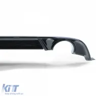 Sportlicher Heckdiffusor mit einem Endrohr auf beiden Seiten, glänzend schwarz, geeignet für VW Golf 7 GTI 17-21-image-6199231