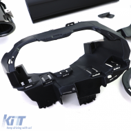 Sportlicher Heckdiffusor mit schwarzen Endrohren, geeignet für Mercedes CLA C118 X118-image-6201473